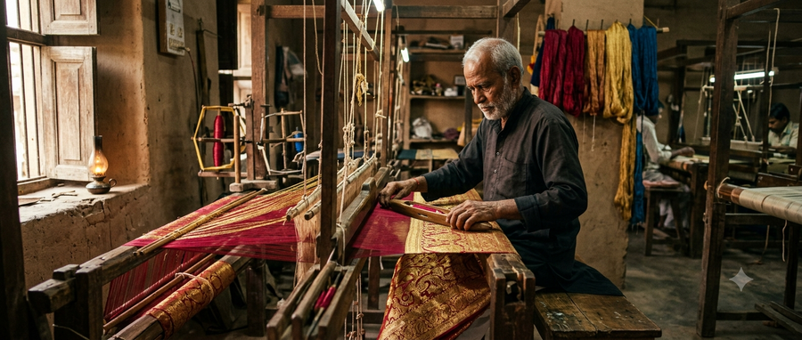Banarasi Silk Weaving