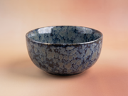 Celestial Nebula Blue Ceramic Bowl