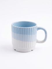 Sky Ombre Ribbed Stackable Mug