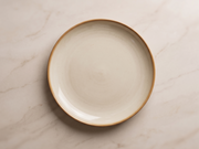 Scandi Oatmeal Minimalist Dinner Plate