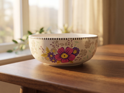 Meadow Bloom Floral Serving Bowl