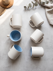 Nordic Two-Tone Ceramic Coffee Mug