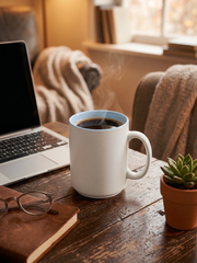 Nordic Two-Tone Ceramic Coffee Mug