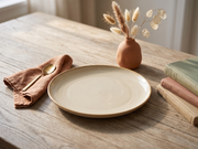 Scandi Oatmeal Minimalist Dinner Plate