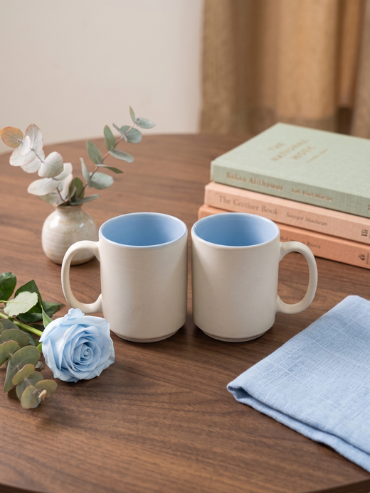 Nordic Two-Tone Ceramic Coffee Mug