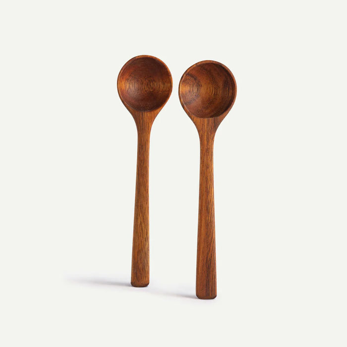 SMALL WOODEN CONDIMENT SPOONS